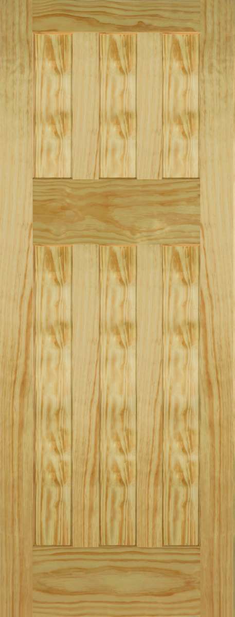 Pine 1930 6 Panel Unfinished Internal Door - Mendes Doors