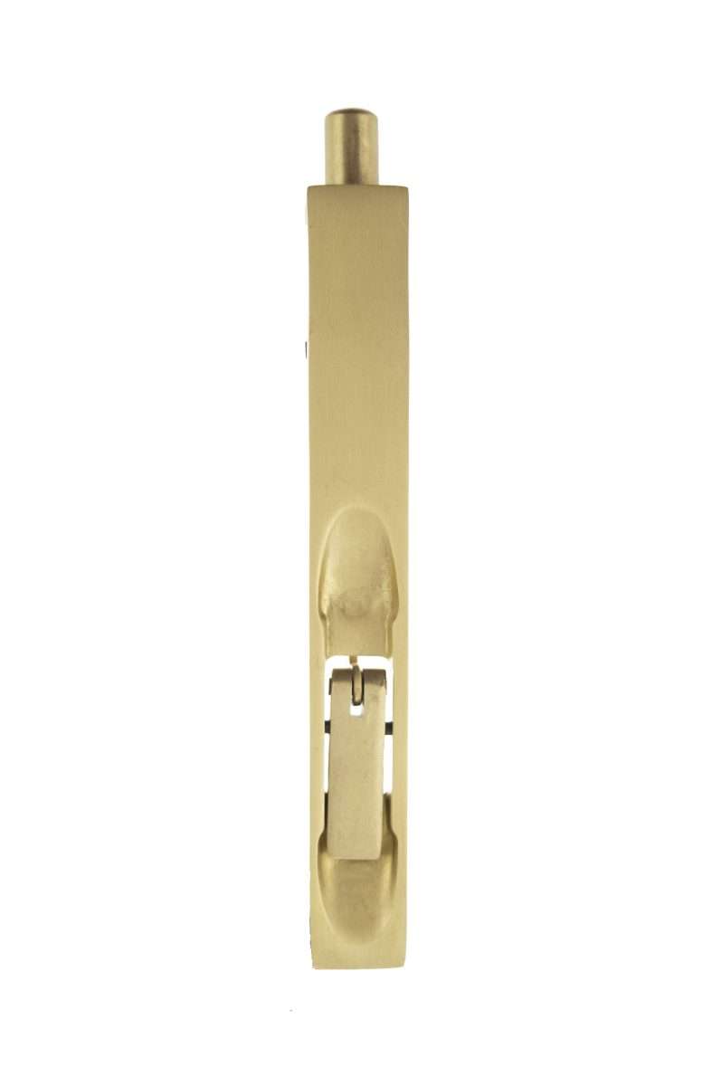 Atlantic Lever Action Flush Bolt 150mm - Satin Brass - Image 2