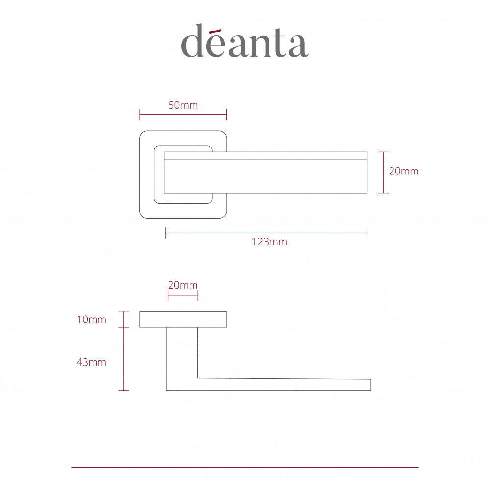Invictus Matt Satin Black Handle - Deanta Doors - Image 2