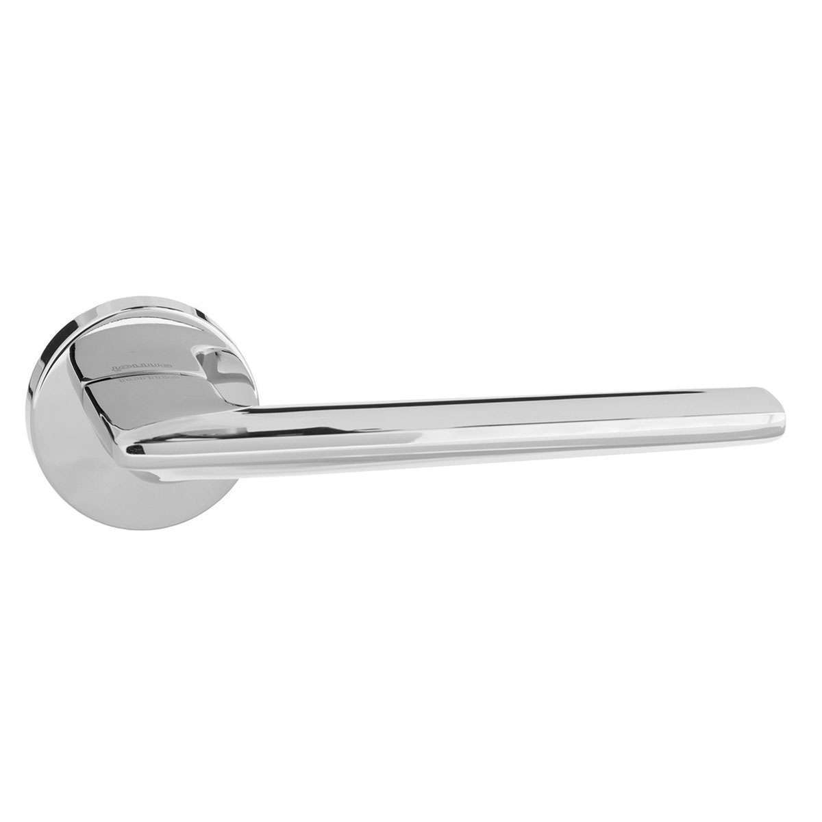 Forme Boston Designer Lever on Minimal Round Rose - Polished Chrome