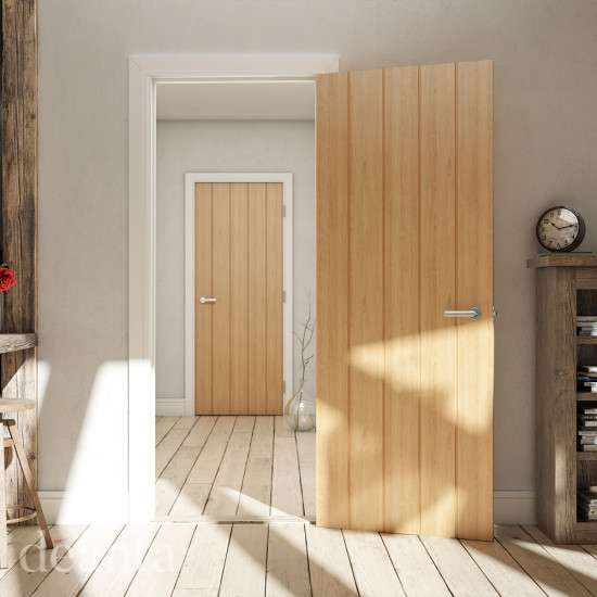 Galway Unfinished Oak Internal Door - Deanta Doors - Image 2