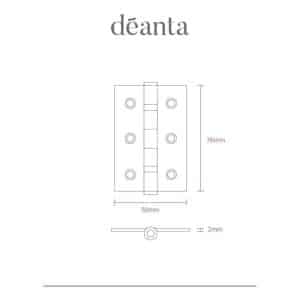 Mild Steel BSEN1935 Grade7 Hinges - Deanta Doors