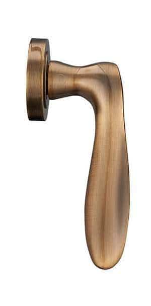 Achilles - Antique Bronze Lever on Round Raised Rose