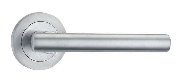 Avant - Satin Chrome Lever on Round Rose