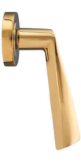 Verto - PVD (Brass) Lever on Round Rose