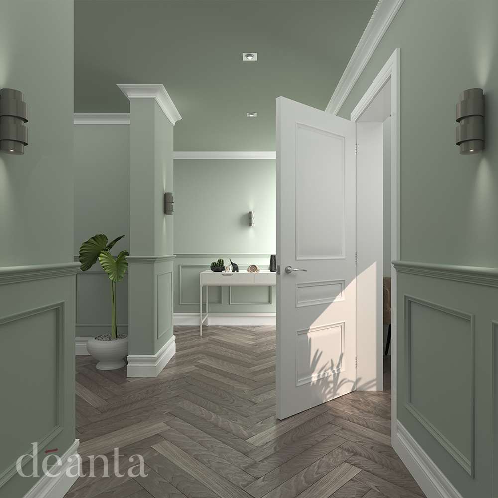White Primed Bullnose Moulding - Deanta Doors - Image 3