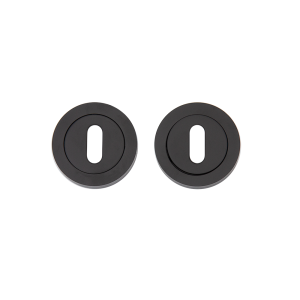 Escutcheon (Pair) Matt Black - Deanta Doors