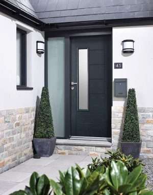 Newbury 1L Pre-Finished Anthracite Grey Internal Door - LPD Doors