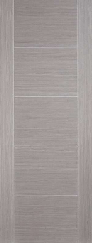 Vancouver 5P Pre-Finished Light Grey Internal Door - LPD Doors