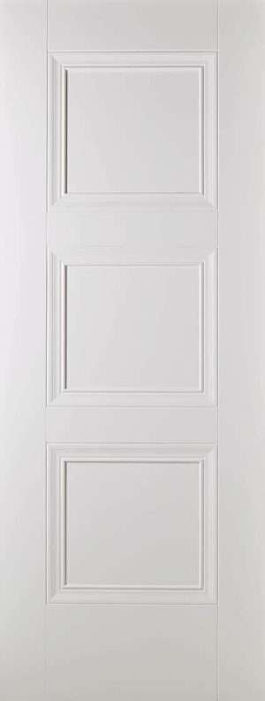 Amsterdam Primed Plus White Fire Internal Door - LPD Doors