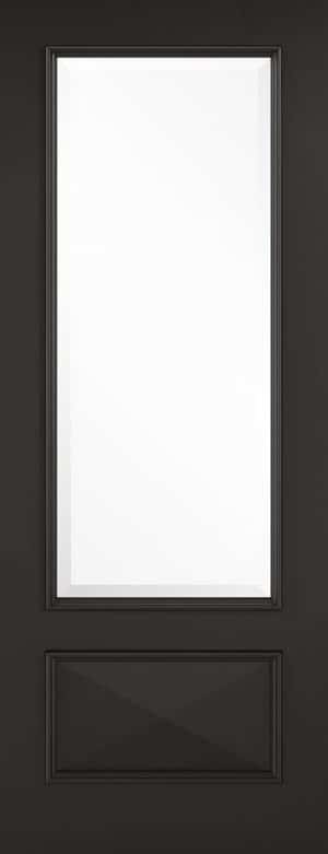 Knightsbridge 1L Primed Plus Black Internal Door - LPD Doors