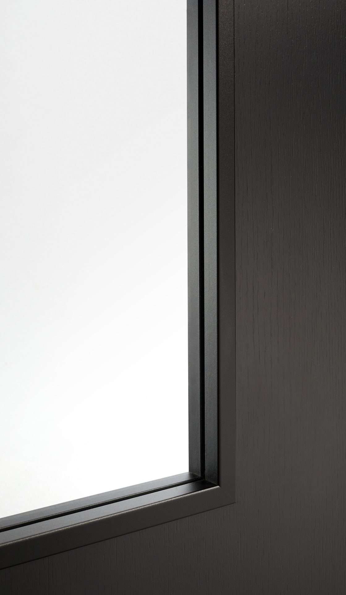 Monaco Laminate Glazed Black Laminate Internal Door - LPD Doors - Image 2