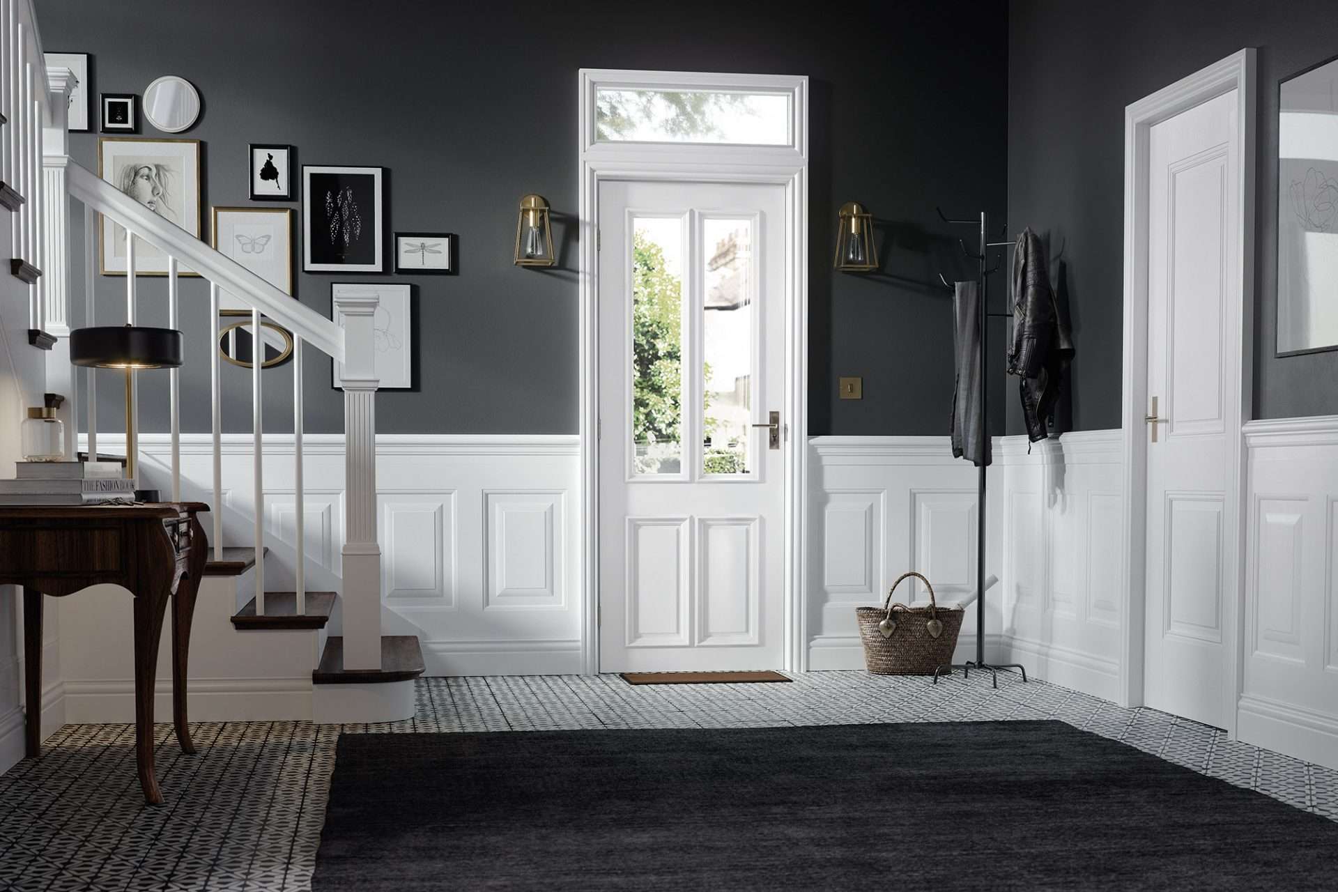 Islington Unglazed Hardwood M&T External Door - LPD Doors - Image 2