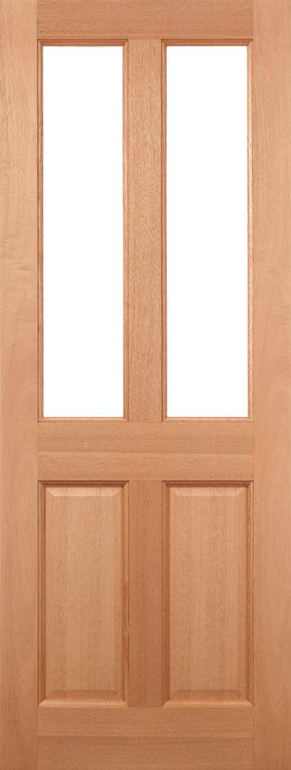 Malton 2L Unglazed External Hardwood M&T Door - LPD Doors