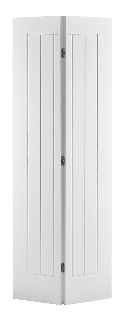 Mexicano Bi-fold Primed White Internal Door - LPD Doors