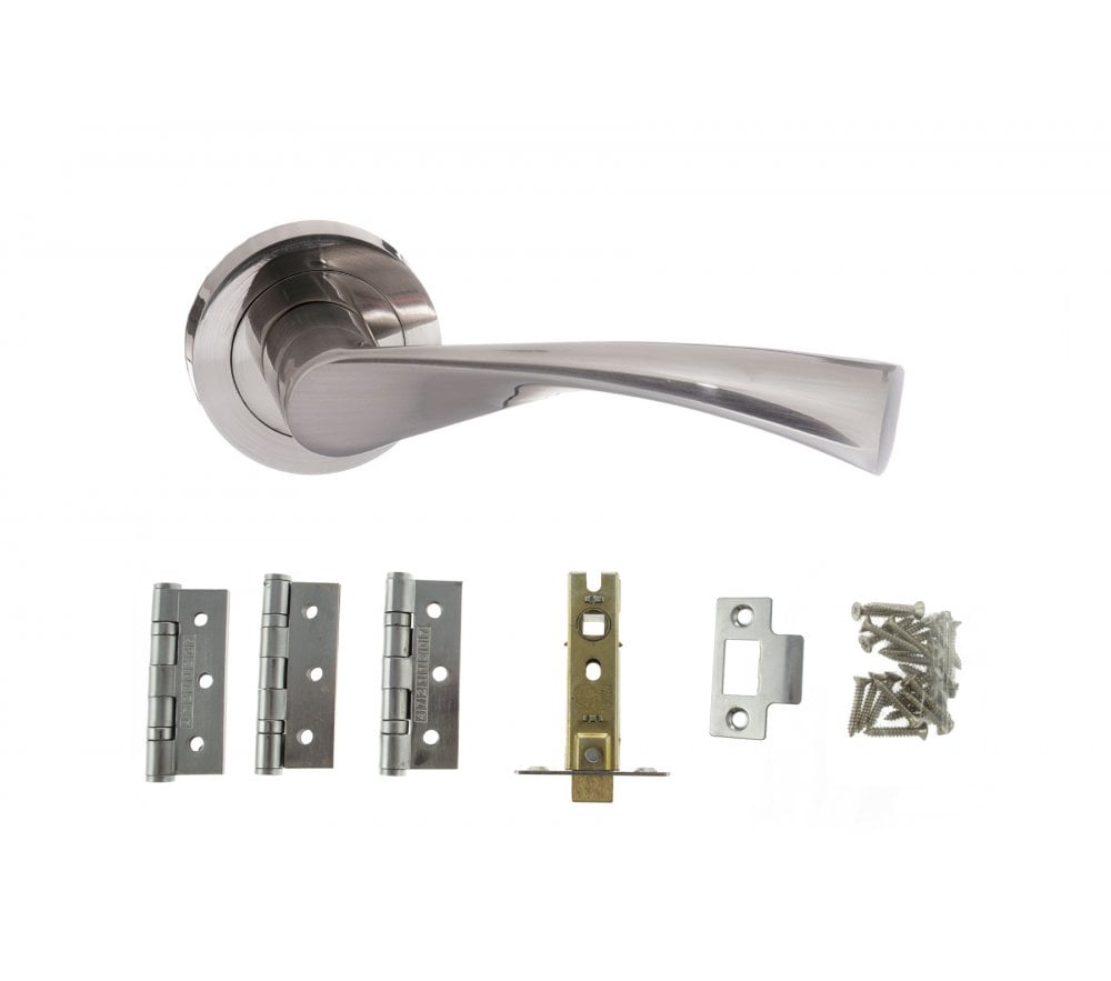 Atlantic Colorado Dorpac (2.5" Latch, 3"x2" Hingesx3) - Satin Nickel