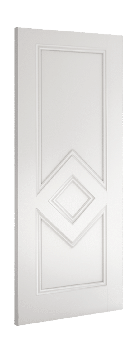 Ascot White Primed Internal Door - Deanta Doors - Image 3