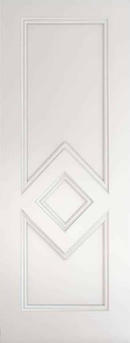Ascot White Primed Internal Door - Deanta Doors