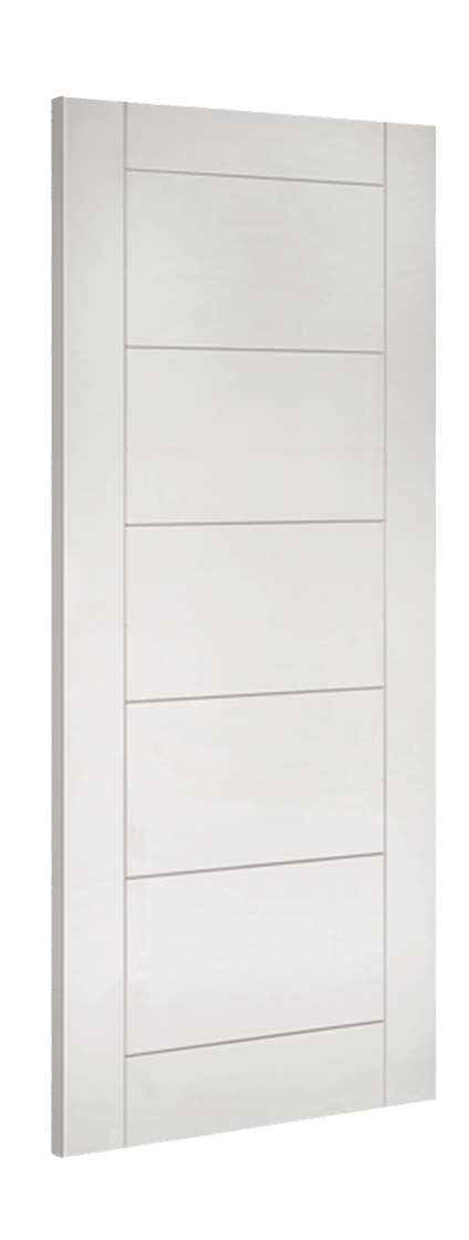 Seville White Primed Internal Door - Deanta Doors - Image 3