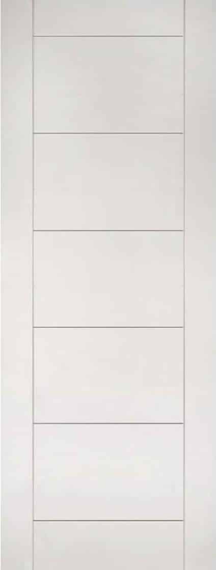 Seville White Primed Internal Door - Deanta Doors