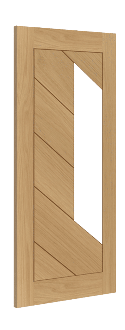 Torino Prefinished Oak Glazed Internal Door FSC - Deanta Doors - Image 3
